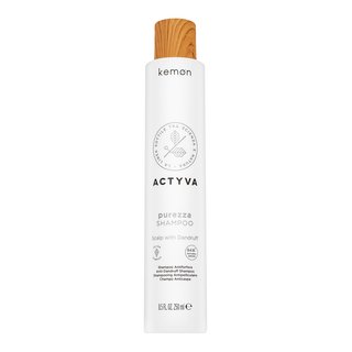 Kemon Actyva Purezza Shampoo szampon głęboko oczyszczający przeciw łupieżowi do włosów normalnych i przetłuszczających się 250 ml