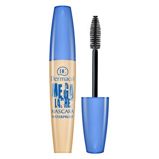 Dermacol Mega Lashes Waterproof wodoodporny tusz do rzęs do zwiększenia objętości odcień Black 12.5 ml