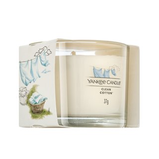 Yankee Candle Clean Cotton sampler świeca glass 37 g