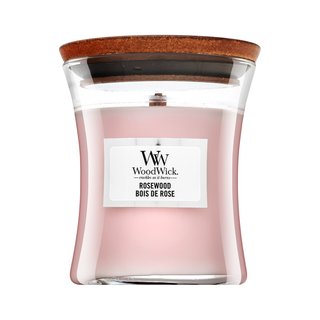Woodwick Rosewood świeczka zapachowa z drewnianym knotem 85 g