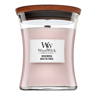 Woodwick Rosewood świeczka zapachowa z drewnianym knotem 275 g
