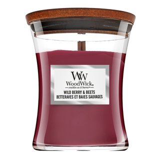 Woodwick Wild Berry & Beets świeczka zapachowa z drewnianym knotem 275 g