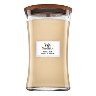 Woodwick Vanilla Bean świeczka zapachowa z drewnianym knotem 609.5 g