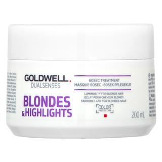 Goldwell Dualsenses Blondes & Highlights maseczka regenerująca neutralizująca żółtawe odcienie 200 ml