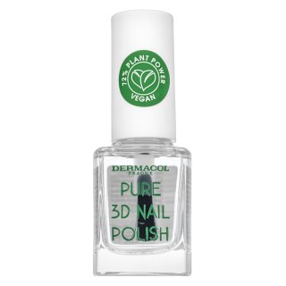 Dermacol Pure 3D Nail Polish lakier do paznokci 01 Crystal Clear 11 ml