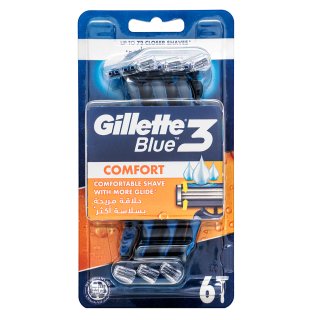 Фото - Бритва / лезо Gillette Blue3 maszynki jednorazowe Comfort 6 pcs 