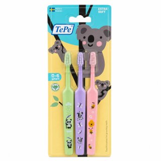 TePe Mini szczoteczka do zębów Toothbrush 3 pcs Extra Soft