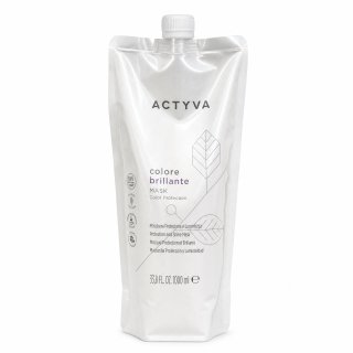 Kemon Actyva Colore Brillante Protection and Shine Mask maska wzmacniająca dla połysku i ochrony farbowanych włosów Refill 1000 ml
