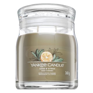 Yankee Candle Sage & Citrus świeczka zapachowa Signature Signature 368 g