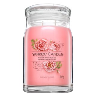 Yankee Candle Fresh Cut Roses świeczka zapachowa Signature 567 g