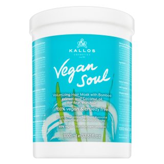 Kallos Vegan Soul Volumizing maseczka odżywcza do zwiększenia objętości włosów 1000 ml
