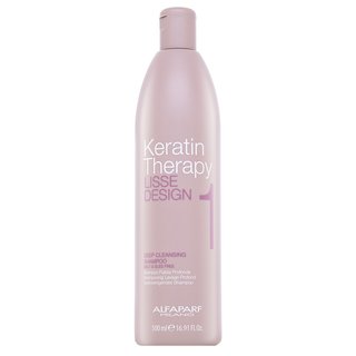 Alfaparf Milano Lisse Design Keratin Therapy Deep Cleansing Shampoo szampon głęboko oczyszczający do wszystkich rodzajów włosów 500 ml