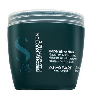 Alfaparf Milano Semi Di Lino Reconstruction Reparative Mask odżywcza maska do włosów zniszczonych 500 ml