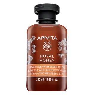 Apivita Royal Honey Creamy Shower Gel nawilżający żel pod prysznic z olejkami eterycznymi 250 ml