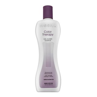BioSilk Color Therapy Cool Blonde Shampoo szampon wzmacniający do włosów blond 355 ml można nabyć na stronie Brasty.pl