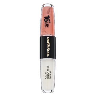 Dermacol 16H Lip Colour Extreme Long-Lasting Lipstick długotrwała pomadka do ust i błyszczyk No. 14 8 ml