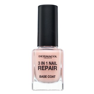 Dermacol 3in1 Nail Repair Base Coat wzmacniający lakier do paznokci 11 ml