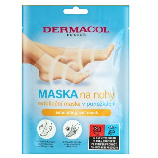 Dermacol Foot Mask Exfoliating skarpetki złuszczające do stóp nawilżająco-zmiękczające 1 para