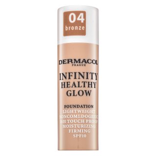 Dermacol Infinity Healthy Glow podkład w płynie SPF 10 odcień 04 Bronze 20 g