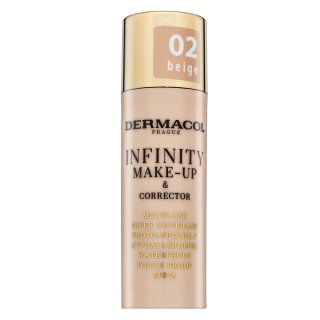 Dermacol Infinity podkład mocno kryjący SPF 15 odcień 02 Beige 20 g