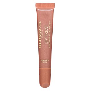 Dermacol Lip Treat nawilżający błyszczyk do ust odcień 2 Cinnamon Glaze (Vanilla & Cinnamon) 10 ml