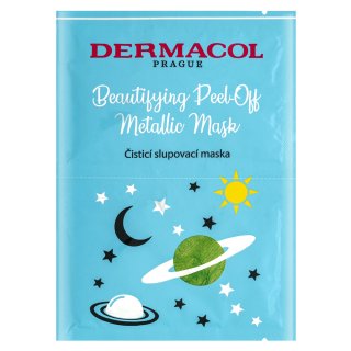 Dermacol Beautifying Peel-Off Metallic Mask maska złuszczająca głęboko oczyszczające 15 ml można nabyć na stronie Brasty.pl