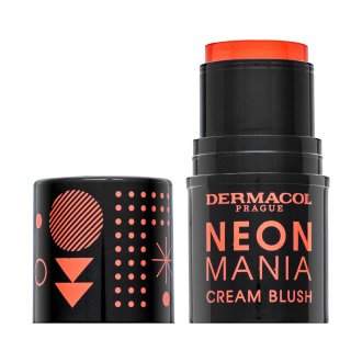 Dermacol Neon Mania róż do policzków w kremie odcień 2 Coral 5.2 g