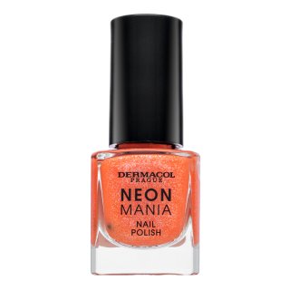 Dermacol Neon Mania lakier do paznokci odcień 2 Orange Glow 5 ml