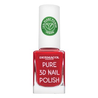 Dermacol Pure 3D Nail Polish lakier do paznokci 04 Poppy Red 11 ml
