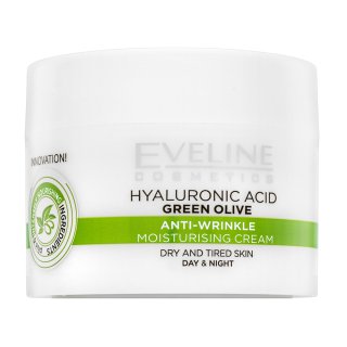 Eveline Cosmetics Green Olive krem nawilżający na dzień i na noc z efektem przeciwzmarszczkowym z ekstraktem z oliwek 50 ml