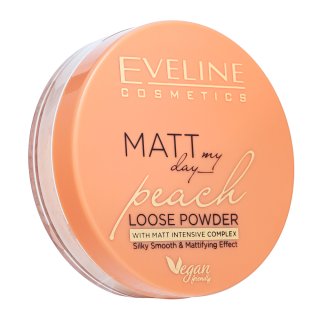 Eveline Matt My Day Peach Loose Powder Silky Smooth & Matttifing puder 6 g
