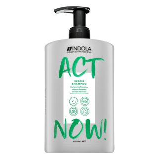 Indola Act Now! Repair Shampoo odżywczy szampon do włosów suchych i zniszczonych 1000 ml