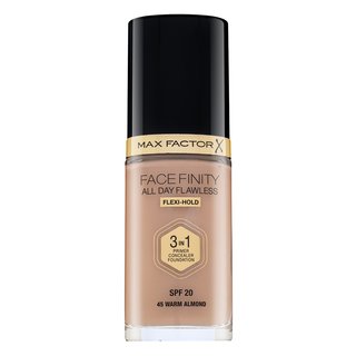 Max Factor Facefinity All Day Flawless Flexi-Hold 3in1 Primer Concealer Foundation SPF20 podkład w płynie 3w1 45 30 ml