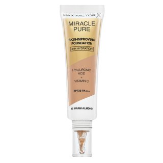 Max Factor Miracle Pure Skin trwały podkład SPF 30 odcień 45 Warm Almond 30 ml
