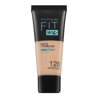 Maybelline Fit Me Matt+Poreless Podkład w płynie 30 ml Nr. 128 - Warm Nude