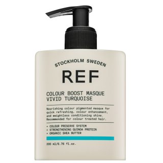 REF Colour Boost Masque odżywcza maska koloryzująca dla ożywienia koloru Vivid Turquoise 200 ml