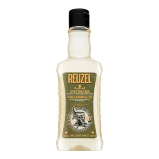 Reuzel Tea Tree szampon 3w1, odżywka i żel pod prysznic dla mężczyzn 350 ml