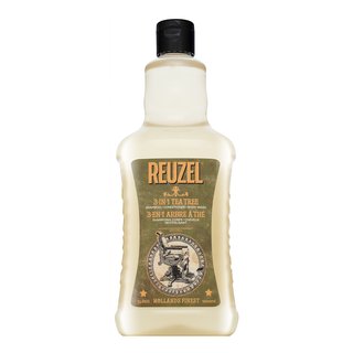 Reuzel Tea Tree szampon 3w1, odżywka i żel pod prysznic dla mężczyzn 1000 ml