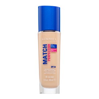 Rimmel London Match Perfection 24HR SPF20 Foundation podkład w płynie z ujednolicającą i rozjaśniającą skórę formułą 081 Fair Ivory 30 ml