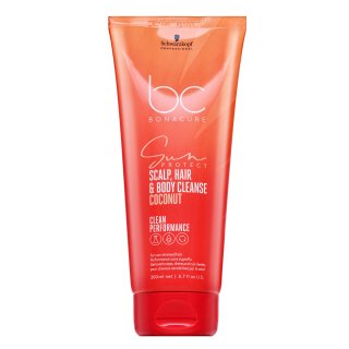 Schwarzkopf Professional BC Bonacure Sun Protect Scalp, Hair & Body Cleanse szampon do włosów i ciała 200 ml