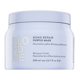 Schwarzkopf Professional Blondme Bond Repair Purple Mask maska do włosów neutralizująca żółtawe odcienie 200 ml