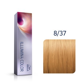 Wella Professionals Illumina Color profesjonalna permanentna farba do włosów 8/37 60 ml