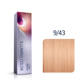 Wella Professionals Illumina Color profesjonalna permanentna farba do włosów 9/43 60 ml