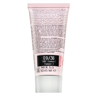 Wella Professionals Shinefinity Zero Lift Glaze demi-permanentna farba do włosów odcień 09/36 - Vanilla Glaze 60 ml