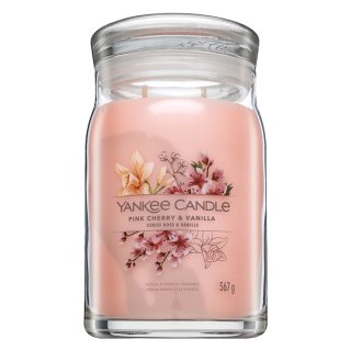 Yankee Candle Pink Cherry & Vanilla świeczka zapachowa Signature 567 g