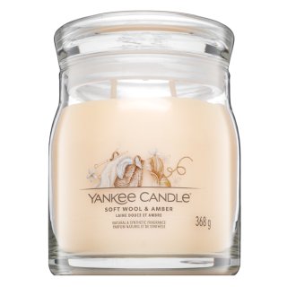 Yankee Candle Soft Wool & Amber świeczka zapachowa 368 g