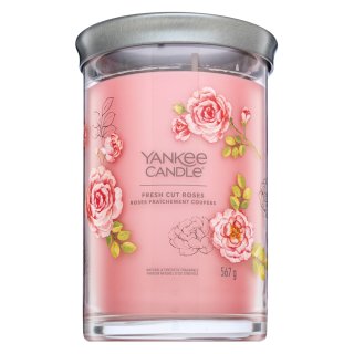 Yankee Candle Fresh Cut Roses Signature Large Tumbler Świeca zapachowa 567 g