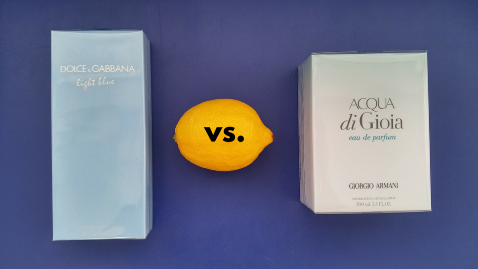 Bitwa zapachów: Light Blue vs. Acqua di Gioia