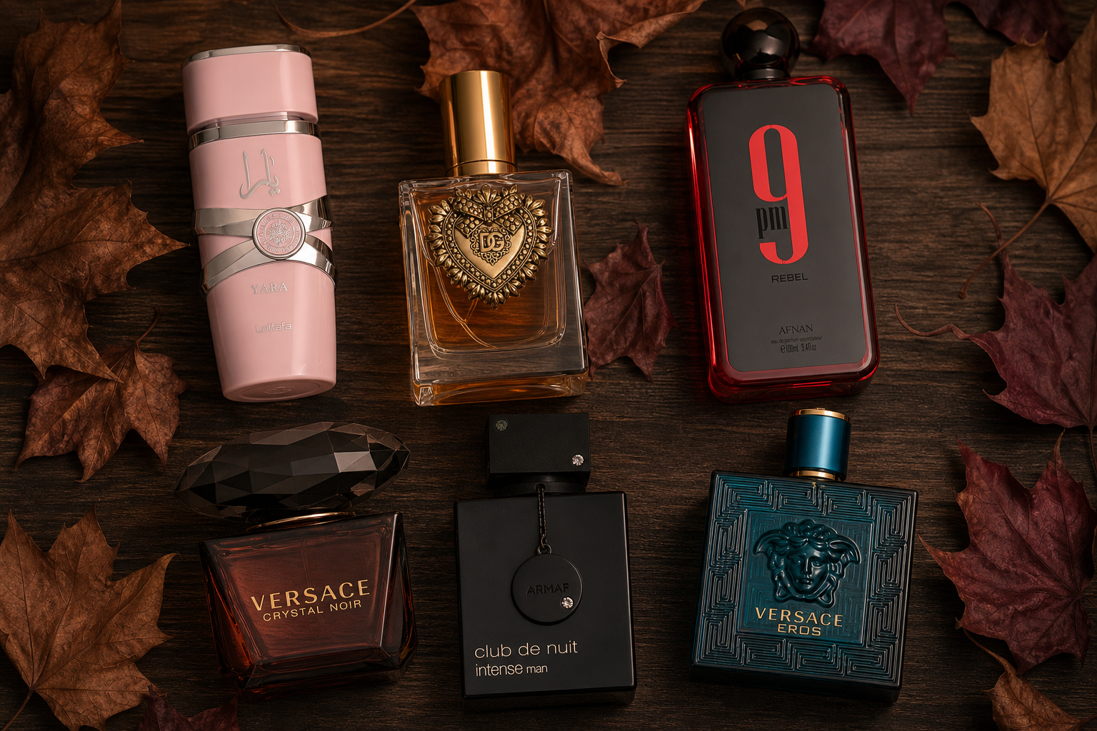 Przechowywanie perfum i jesienny wybór: trzy zapachy dla niej, trzy dla niego